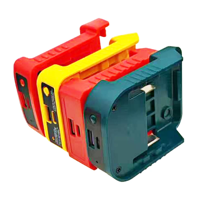 USB Type C Power Bank For Milwaukee 18V Lithium Battery For Makita For DeWalt For Einhell Laptop Mobile Phone Fast Charging