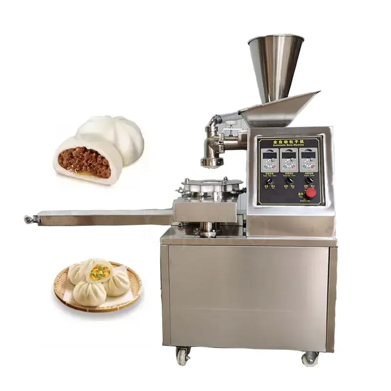 

Full Automatic Baozi Machine Steamed Stuffed Bun Maker Momo Filling Making Manufacturer