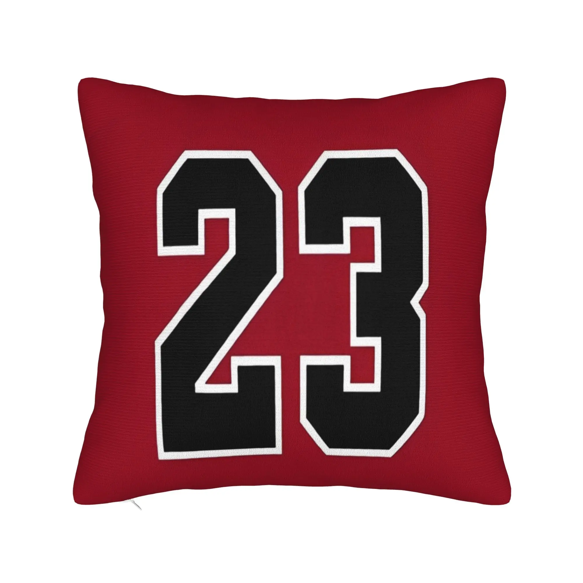 Cosplay Costume Basketball Number 24 23 8 Square Pillow Case  Cushion Cover Funny Throw Pillow Case Cover for Seat 40x40cm