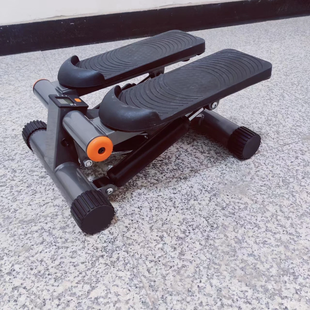 Steppers for Exercise, Stair Stepper with Resistance Bands, Mini Stepper  Hydraulic Fitness Stepper with LCD Monitor
