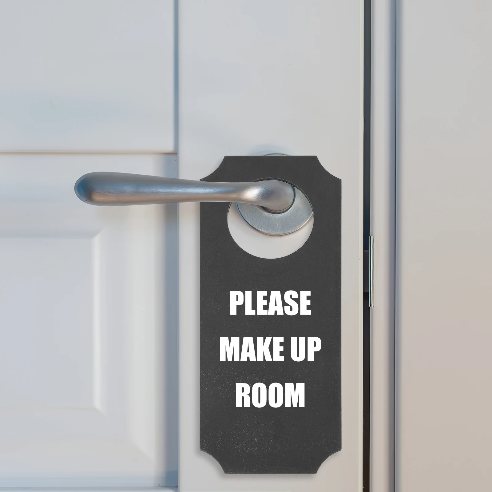 

6 Pcs Blackboard Sign Front Door Signs Wood Hangers Chalkboard Coat Knob Wooden for Bedroom