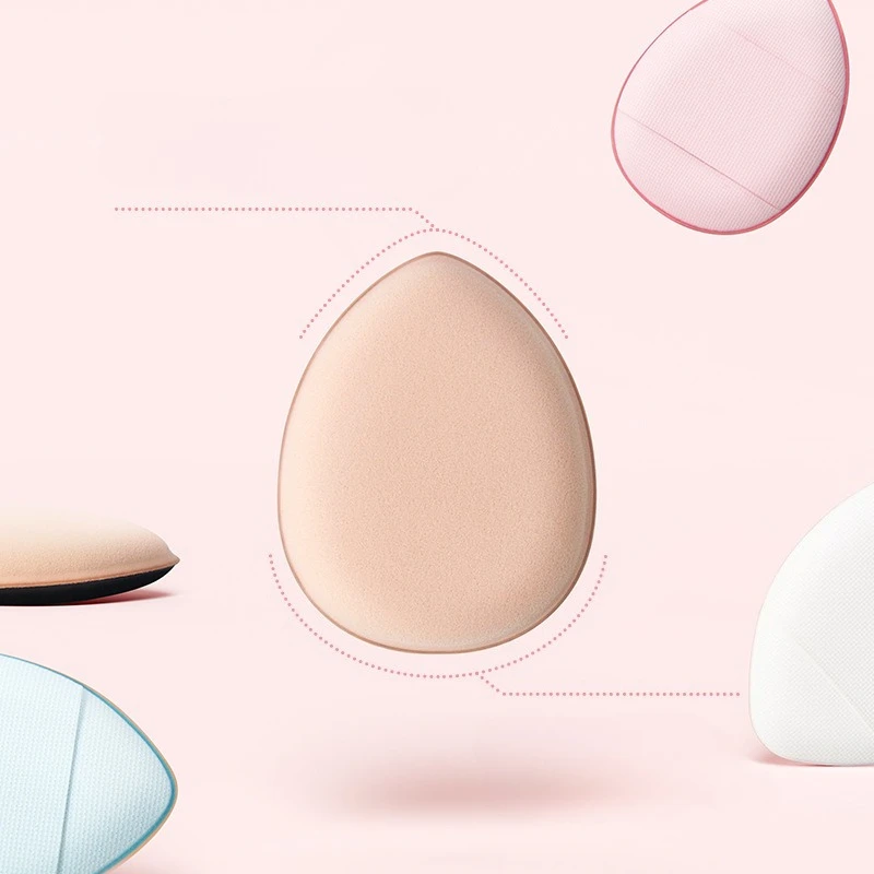 1/5 pièces Mini doigt bouffée fond de teint petit coussin d'air poudre éponge visage absorbant doigt pointe coussin d'air bouffée de poudre