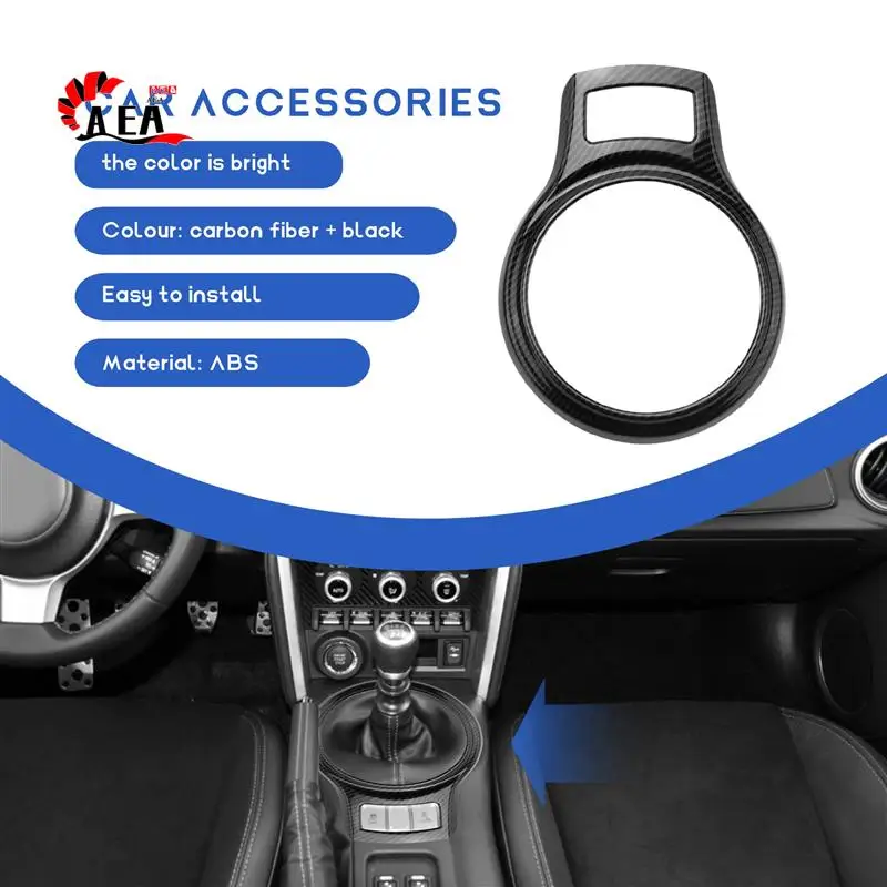 

AEA0-для Subaru BRZ Toyota 86 2012-2020, боковая полоса центральной консоли, панель переключения передач, декоративная крышка, накладка, рамка, автомобильные аксессуары