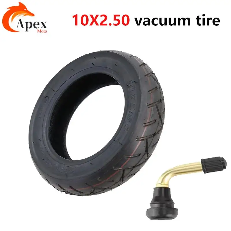 New 10-inch 10x2.50 explosion-proof vacuum tires are suitable for electric scooters off-road tubeless tires