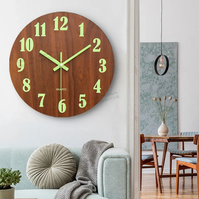 

Decoration Fitment Wall Clocks Living Room Study Home Decor Hanging Bedroom Wall Clocks Roundness Wandklok In De Woonkamer