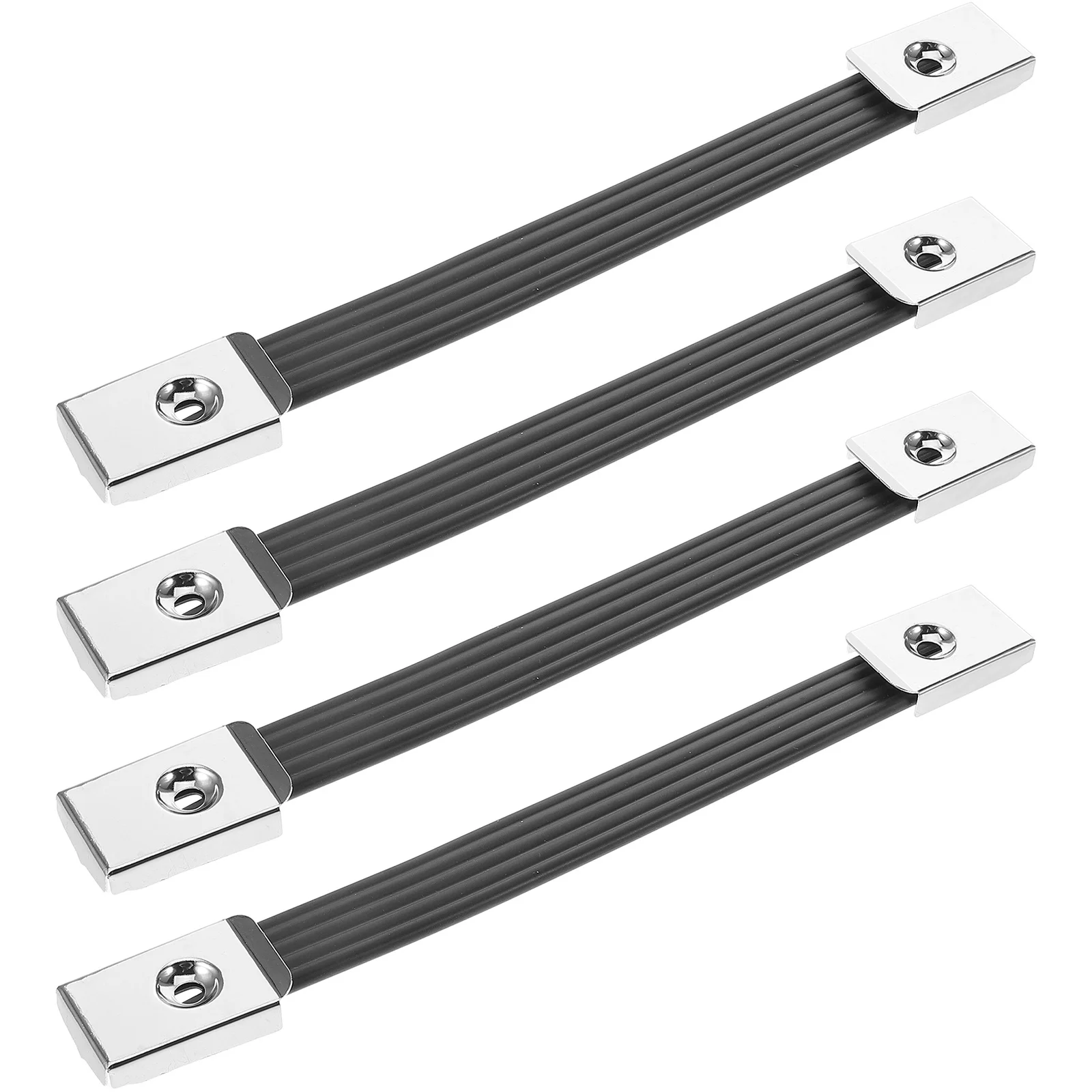 

4pcs Rubber Speaker Handle Strap Durable Outdoor Amplifier Cabinet Use Portable Replacement Parts Speaker Accessories