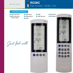 新しいac a/cリモートコントロールRC08C 17317000A36464ためairwellエレクトラhkd/hnd/hcd/lcac/cdmシリーズエアコン שלט רחוק