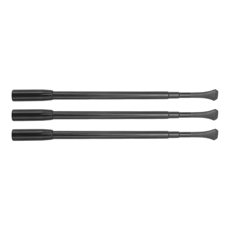 AB34-3Pcs de tubos de extensão de pistola de espuma de alumínio preto de 34 cm para aplicação uniforme de cola
