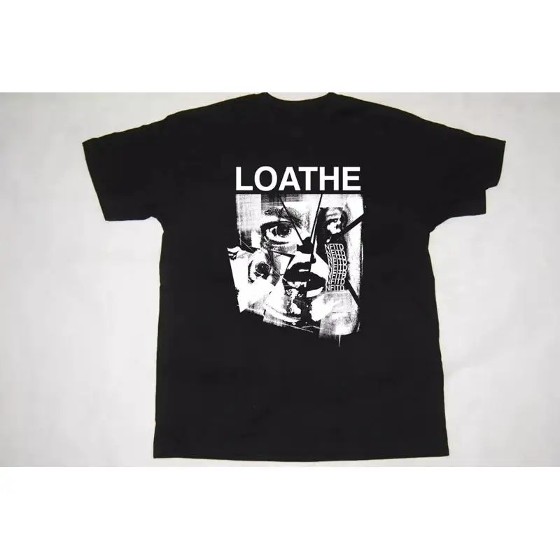 Loathe Face Graphic Red Text T-Shirt