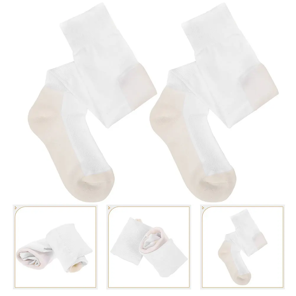 1Pair Fencing Socks Knee High Sports Socks for Running Skiing Football Over The Knee Support Protection Non Slip Sole Unisex