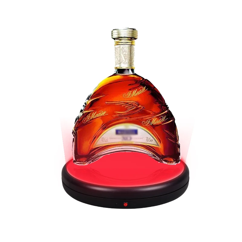 45cm 360° Silent Rotating Photography Turntable Stage with 9-Color Lighting 100KG Load Capacity for Jewelry Ads And Product Vide