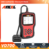 Ancel VD700 OBD2 Scanner Car Code Reader Full System Diagnostic Scan Tools EPB ABS DPF TPMS Oil Reset for VW Audi Skoda Seat