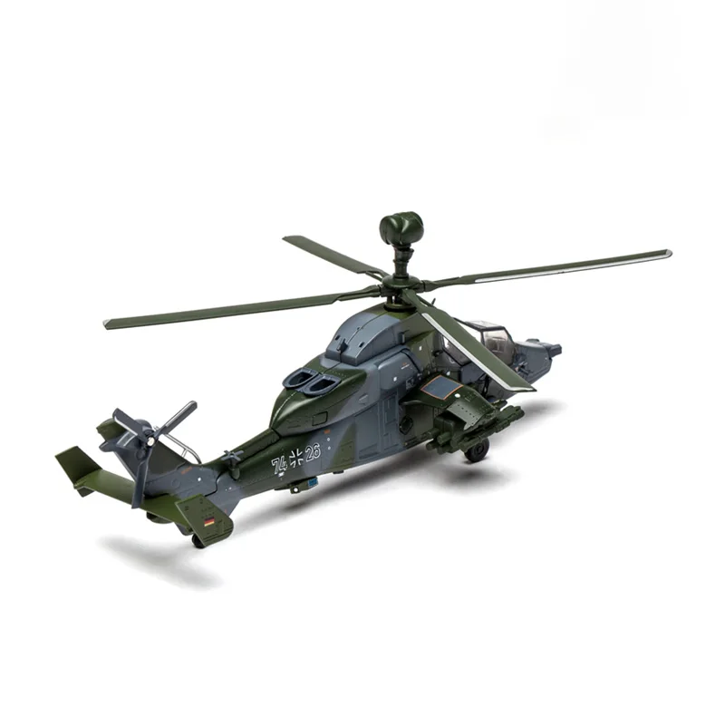 Diecast 1/72 Scale Unique Novelty Airplane German Army EC-665 European Tiger UHT Armed Helicopter Alloy Aircraft Model Gift