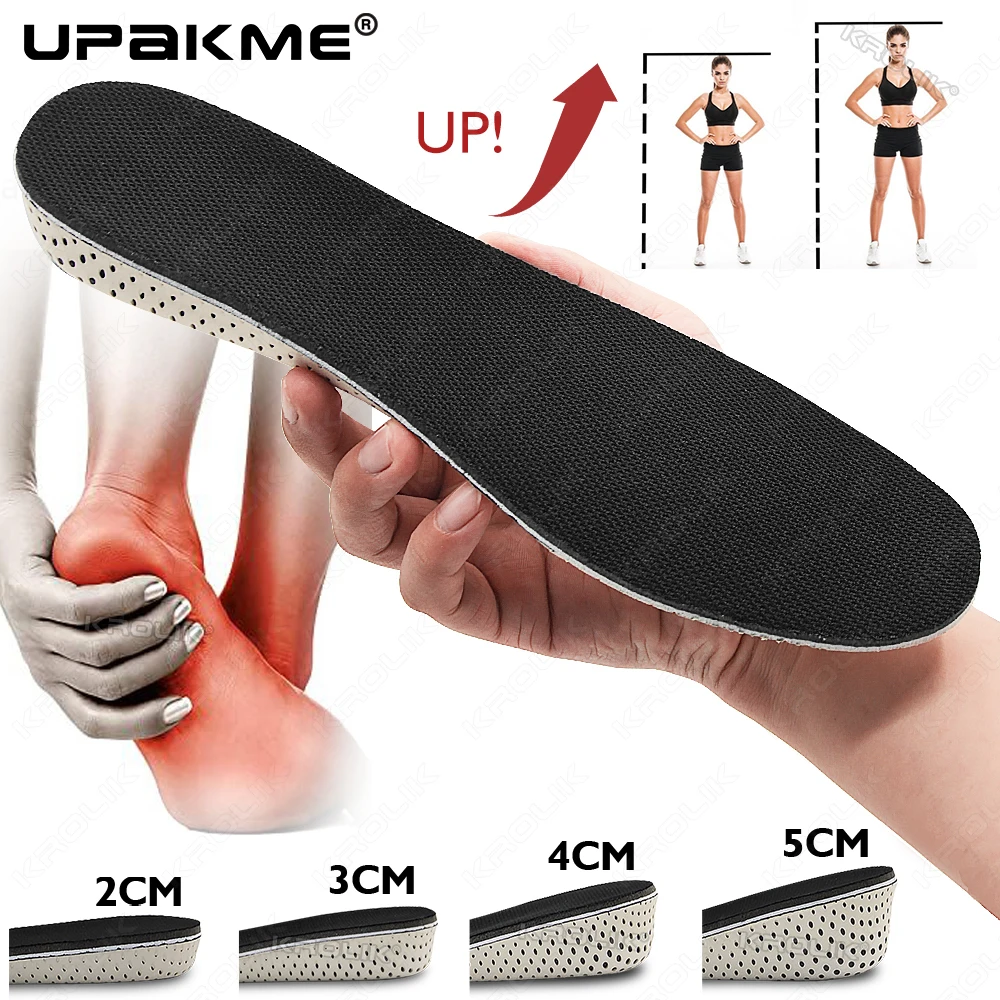 

Height Increase Insole Invisible Heightening Template Shoe Inserts Variable Height Insoles Adjustable Cut Foot Pad