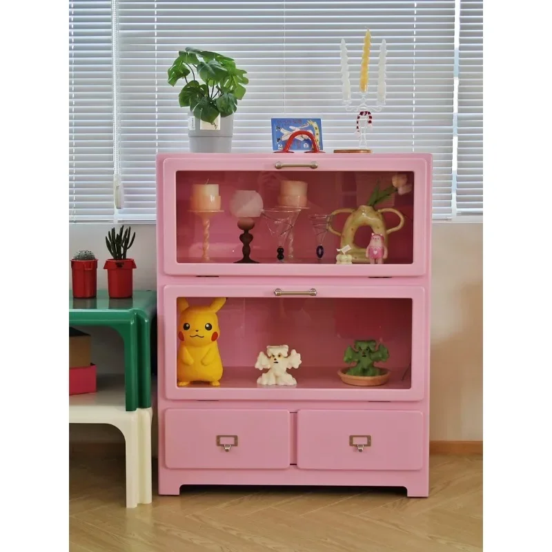 Dopamine figure cabinet storage bucket cabinet, living room locker, entrance cabinet multi-bucket display cabinet dining side c
