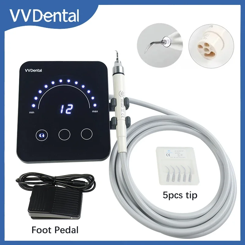 VV Dental Ultrasonic Scaler Set Touch Screen Teeth Scaling Machine for Removal Scaling Periodontics Endodontics Dentist Tools