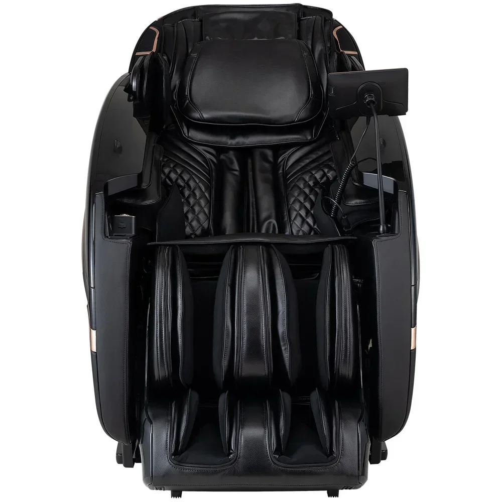

Back Neck and Foot Full Body Sensual 4d 4-Rollers Massage Chair with Voice Control Stytem and Thighs and Calves Function HOT SAL