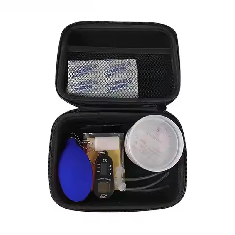 11PCS Hearing Aid Cleaning Care Kits Cleaning Brush Sound Tube Earplug Dry Box Battery Organizer Earwax Cleaning Tools