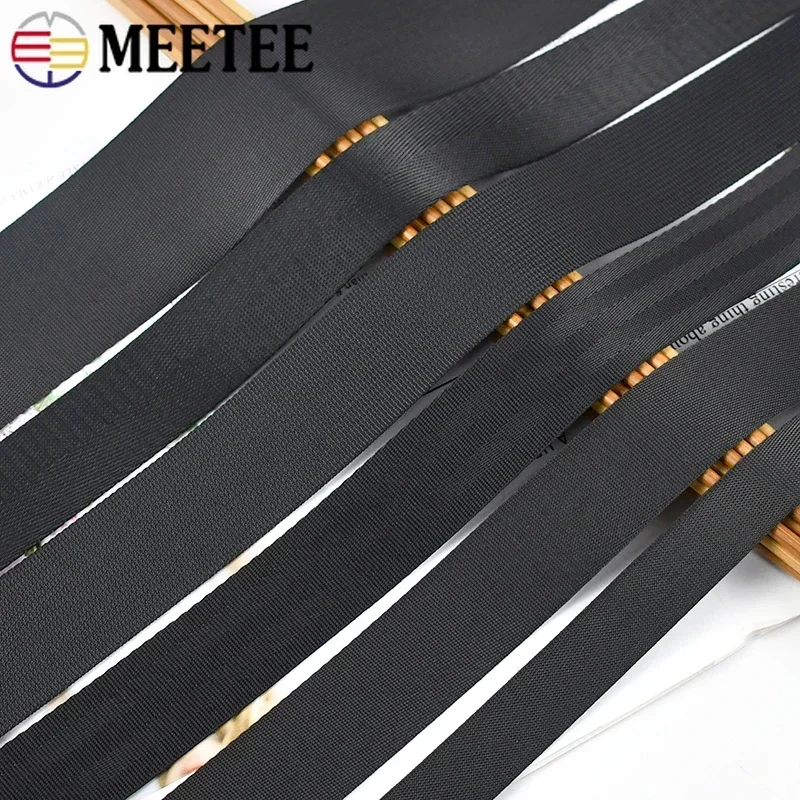 5M 20-50mm Nylon Decorative Ribbon for Sewing Webbing Strap Safety Belts Band Pet Collar Backpack Straps Belt Sling Accessories