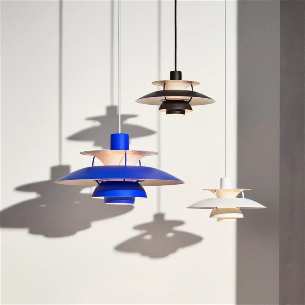 

Danish Design 50 Cm Lamp Shades Gradient Led Pendant Light High Quality Loui Hanging Lamp Living Kitchen Ceiling Chandelier