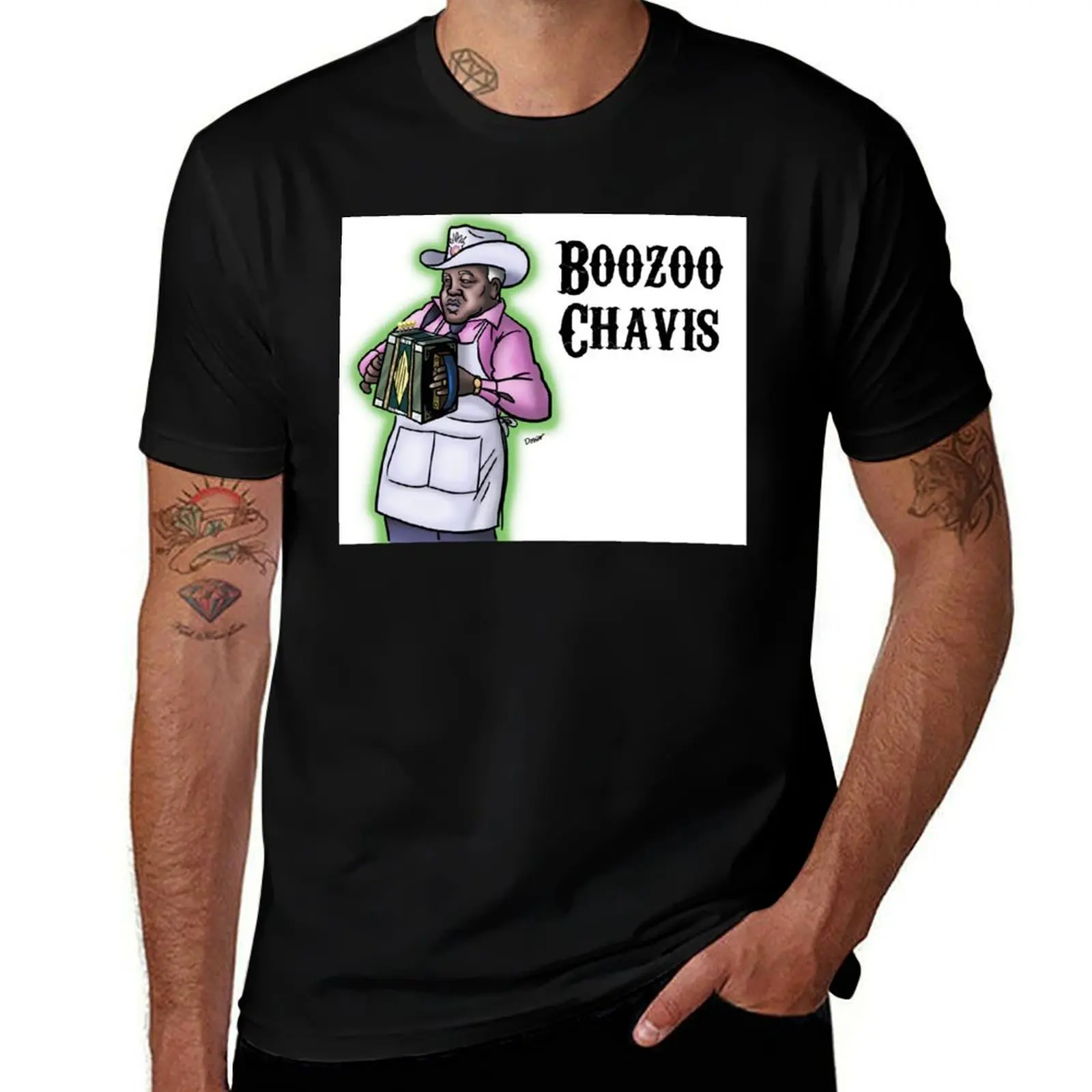 Boozoo Chavis T-Shirt Basic Short Sleeve Cotton Blend T-Shirt