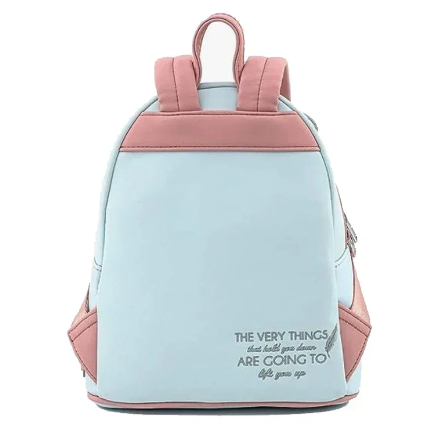 Dumbo Circus Backpack Cartoon Princess PU Leather Brand Women Pink Backpack Handbag Leisure Bag Children Schoolbag