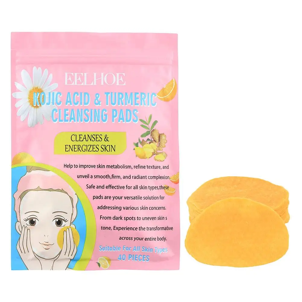 40pcs Face Cleansing Pads Natural Ingredients Cleaning Patch Facial Sponges Sponge Suitable For Face And Whole Body