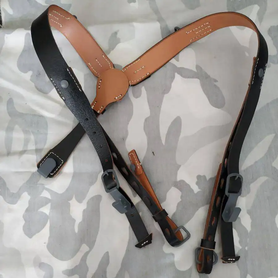 QX Retro Y Shaped Shoulder Straps Vintage Adjustable Belt Camera Sling Braces Outdoor Field Activity Costume Outfit Apparel