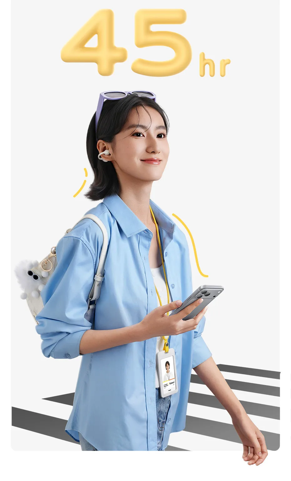 Hộp sạc dung lượng 500 mAh tiện lợi cho cả tuần sử dụng