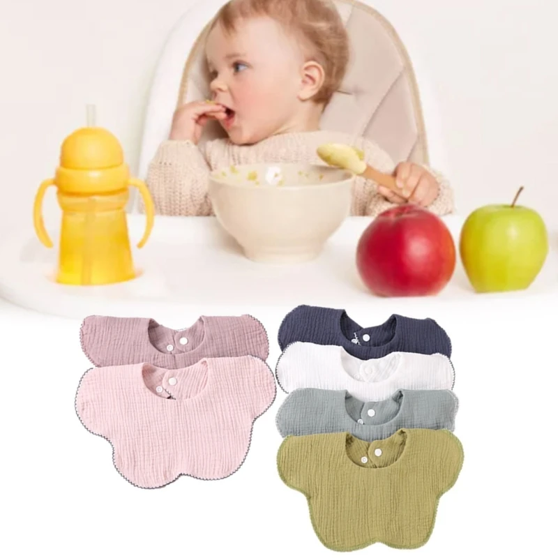 

Convenient & Durable Drool Bibs Adjustable & Waterproof Drool Towels for Babies