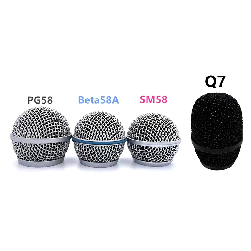 

NEW Microphone Replacement Head For SM58 Q7 Mesh Handheld Microphone Grill Mesh Head For Shure Beta 58A