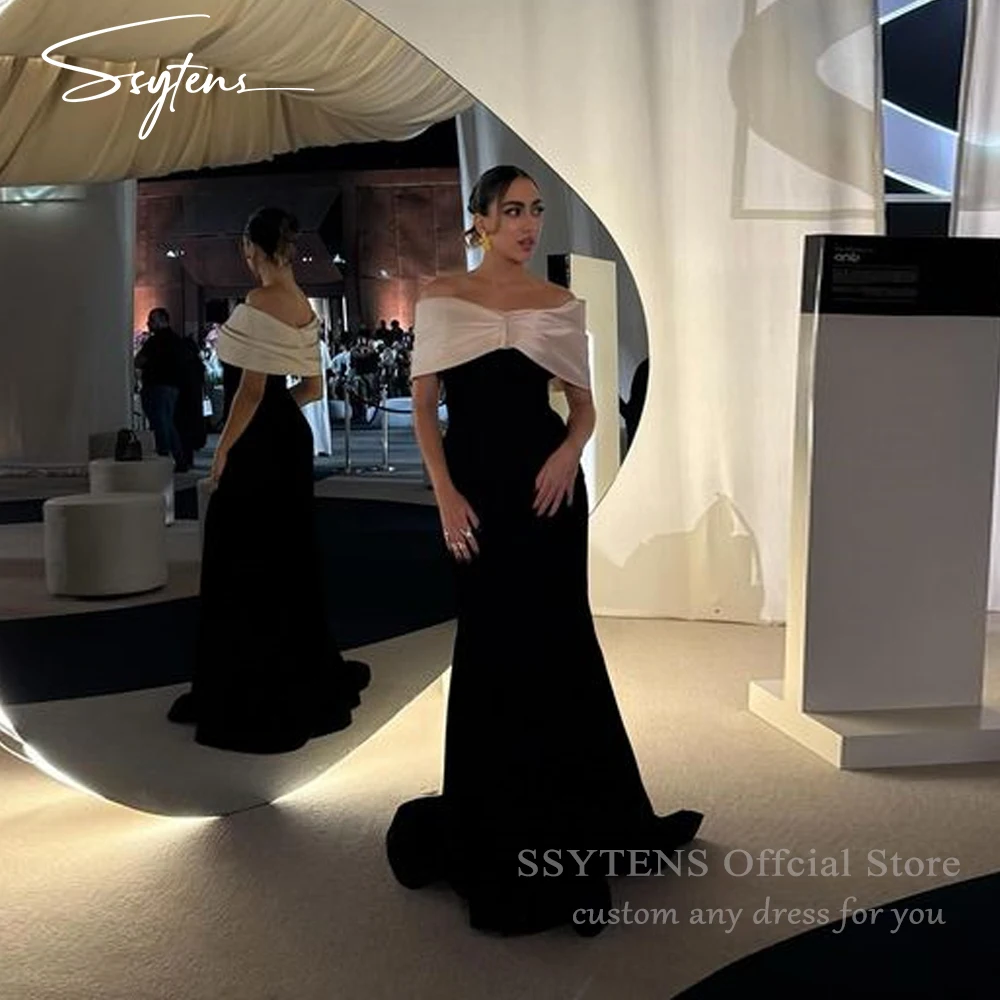 

SSYTENS Customized Vestidos Evening Dresses Off the Shoulder Elegant Prom Party Dress Saudi Arabia Gala Special Event Prom Gowns