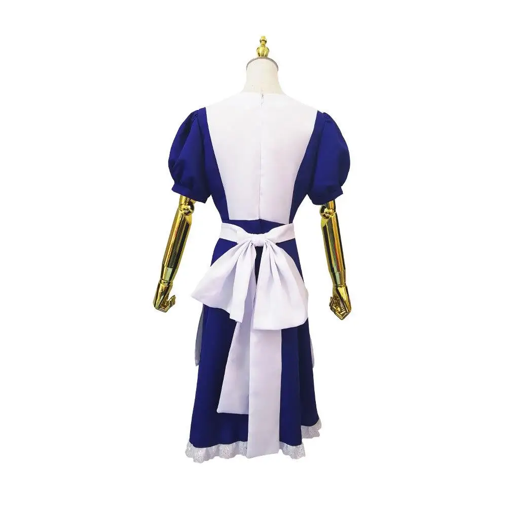 ชุดคอสเพลย์แม่บ้านยอดนิยม ชุดแฟนซีฮาโลวีน ธีมซีรีส์อเมริกัน อลิซในแดนมหัศจรรย์ ชุดผู้หญิงแบบดั้งเดิมของจีน...