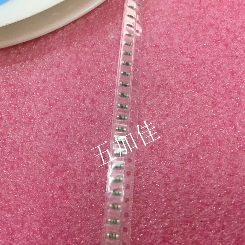 10-100pcs SMM02040C1008FB300 1R 1 Euro 1/4W 1% imported patch color ring wafer resistor