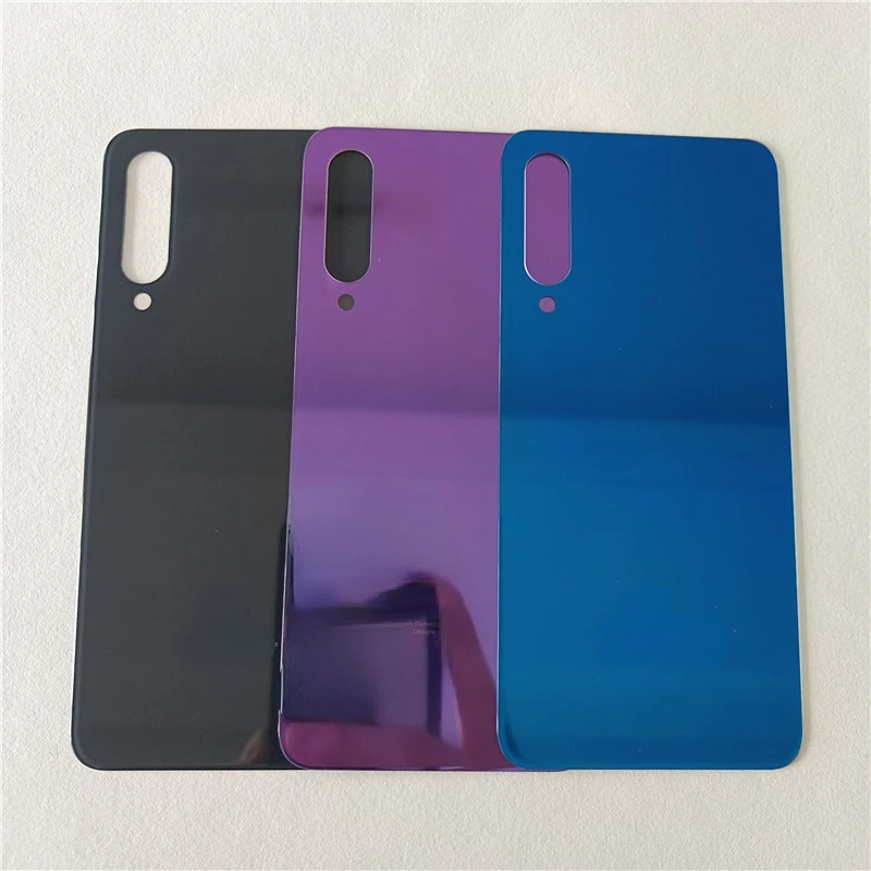 Dla Xiaomi Mi 9 tylna pokrywa baterii obudowa tylna obudowa 3D Panel szklany części zamienne do xiaomi Mi 9 SE pokrywa baterii