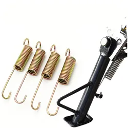 2Pcs Regular Motorcycle Pedal Foot  Kickstand Side Stand Spring Wire diameter 2.2mm Length 103mm Double Action Extension Spring