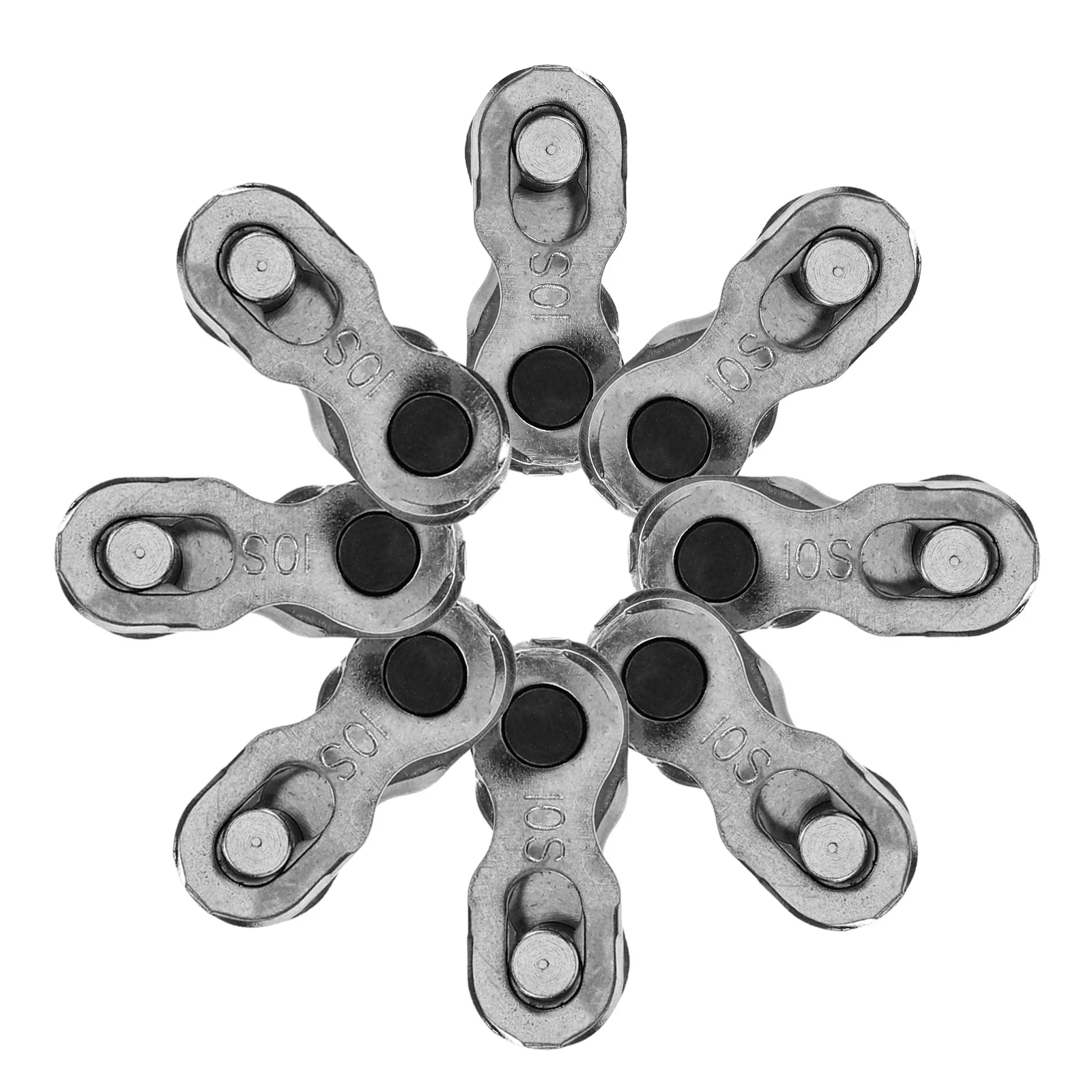 

8pcs Alloy Connectors Bike Adapter Replacement Chain Joints Chain Link Buckles For Mountain Bike Atv Cycling