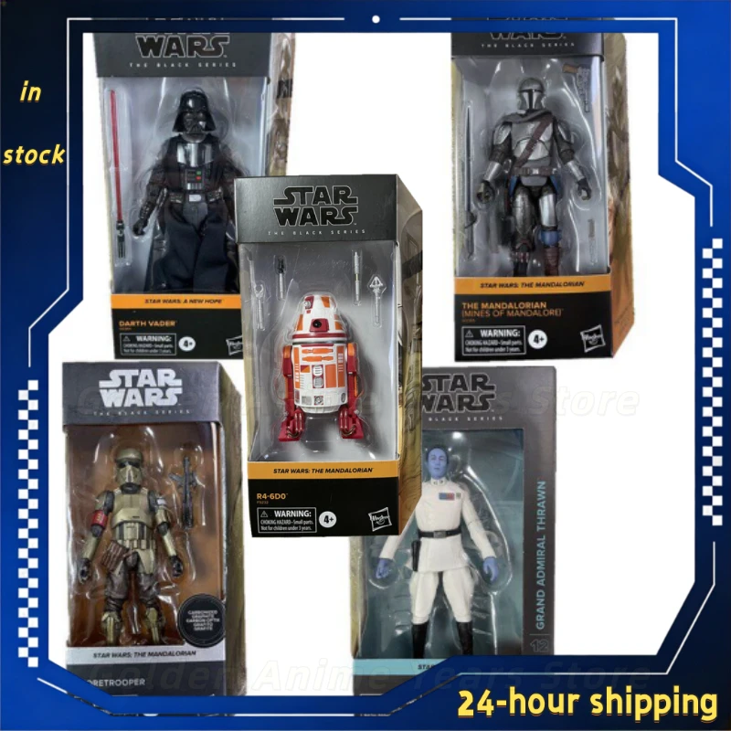 【Spot Goods】Original Star Wars Black Series 6-Inch Action Figure: Darth Vader From A New Hope (G0364) Collectible Gift