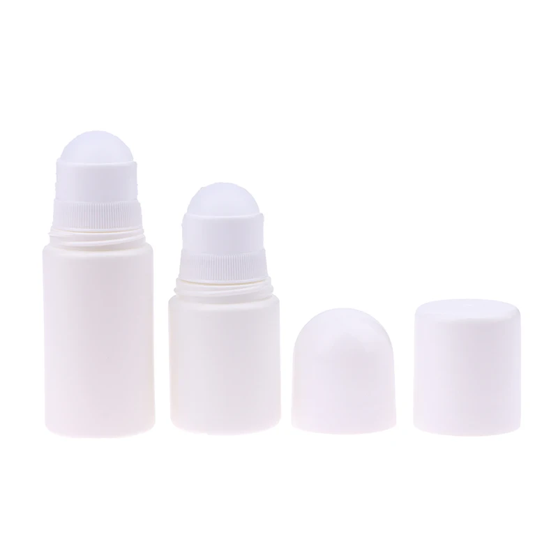 1Pcs 30/50/60/80/100ml Plastic Roller Ball Essential Oil Bottles Mist Container Travel Refillable Bottle DIY Deodorant