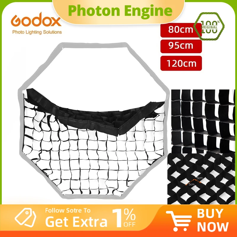 Godox 80cm 95cm 120cm Octagon Honeycomb Grid for Godox 80cm 95cm 120cm Photo Portable Reflector Umbrella Octagon Softbox