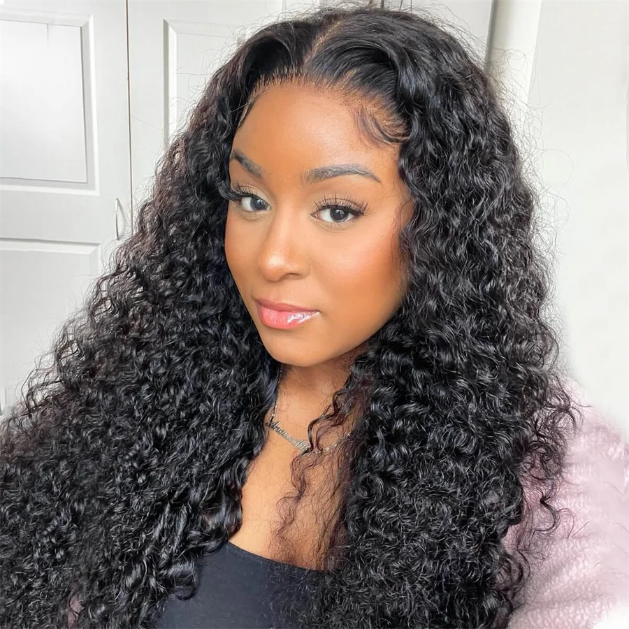 Curly Hair Wigs Pre Cut 6×4 Glueless Lace Closure Wig Human Hair for Women Ready to Wear Curly Glueless Human Hair Wigs