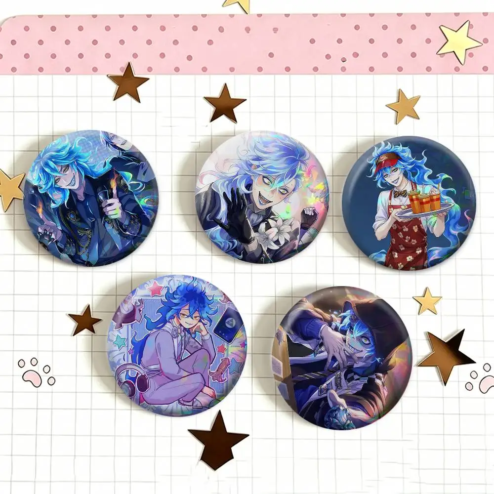 idia Twisted wonderland game   Badge 25 32 44 58 75 mm Round Fans Collect Friends Gifts Brooch Souvenir