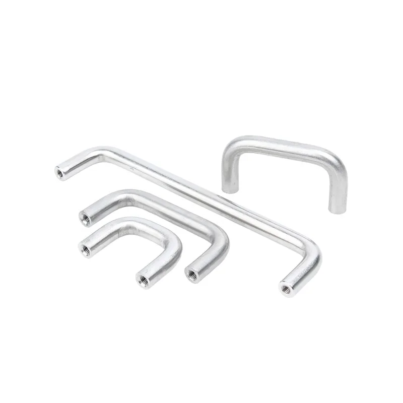 Stainless Steel U Type Door Handles Dresser Knobs Kitchen Cabinet Knobs Bolt Screw Handle Internal Thread Accessory image 5