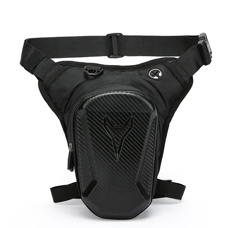 Motorcycle Leg Side Bag EVA Hard Shell Outdoor Casual Waist Bags Motorbike Mobile Phone Purse Hip Bum Pack