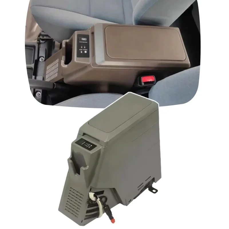 YBJ Car Armrest Modified Mini Fridge for Land Cruiser LC70 FJ76 FJ79 LC79 Cooling Portable Cosmetic 12v Car Refrigerator 2021