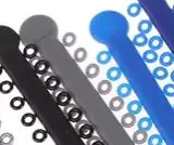 20 العصي تقويم الأسنان مطاطا روابط الأوعية الدموية العصابات الملونة للأقواس الأقواس علاج تقويم الأسنان #1