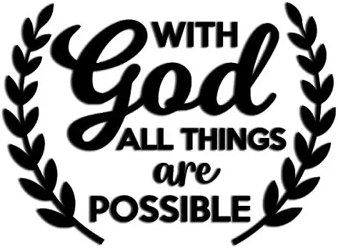 

1 шт. с наклейкой GOD All Things — виниловая наклейка для ноутбука — съемная водонепроницаемая наклейка на дверь