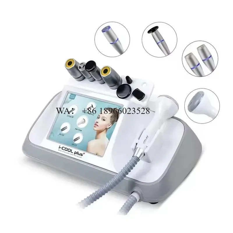 WMWMNU for I-COOL Plus Multi-Probe Facial Beauty Device Ultrasonic Import Hot Cold Hammer for Professional Facial
