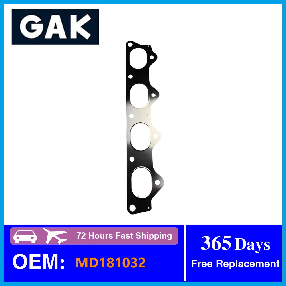 

GAK Exhaust Manifold Gasket MD181032 For Mitsubishi Pajero Outlander Galant Hyundai Sonata Kia Dodge Car Accessories