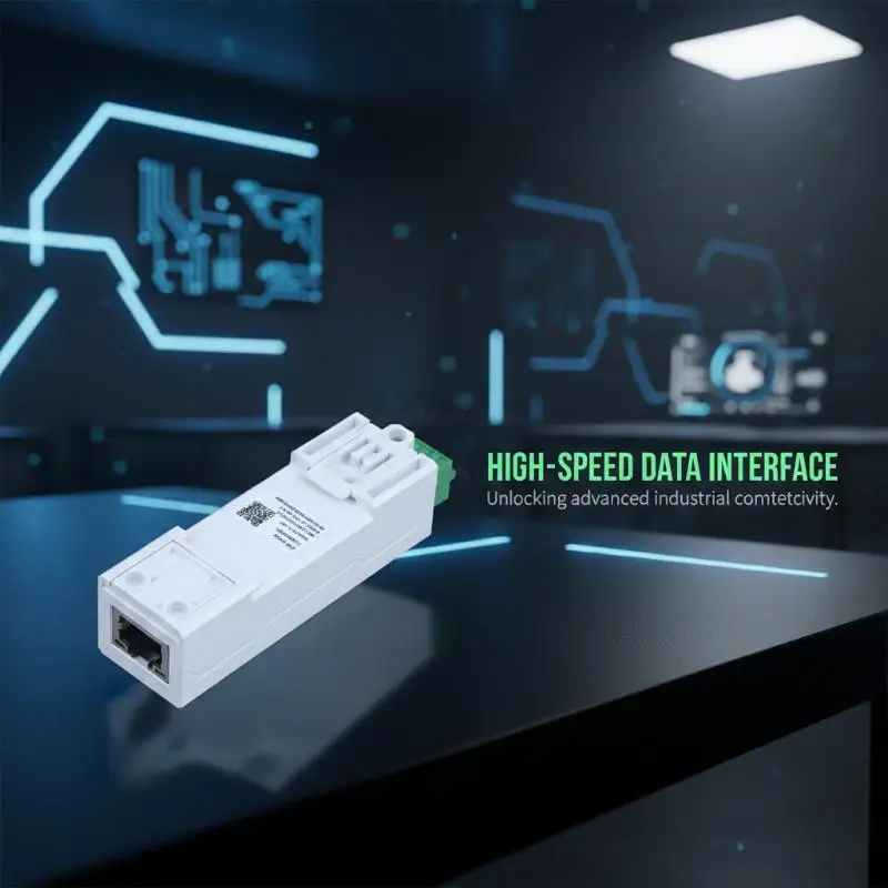 Compact RS485 to Ethernet Converter, USR-DR134 Serial Server, Supports TCP/UDP/HTTP/DHCP/DNSP RTU